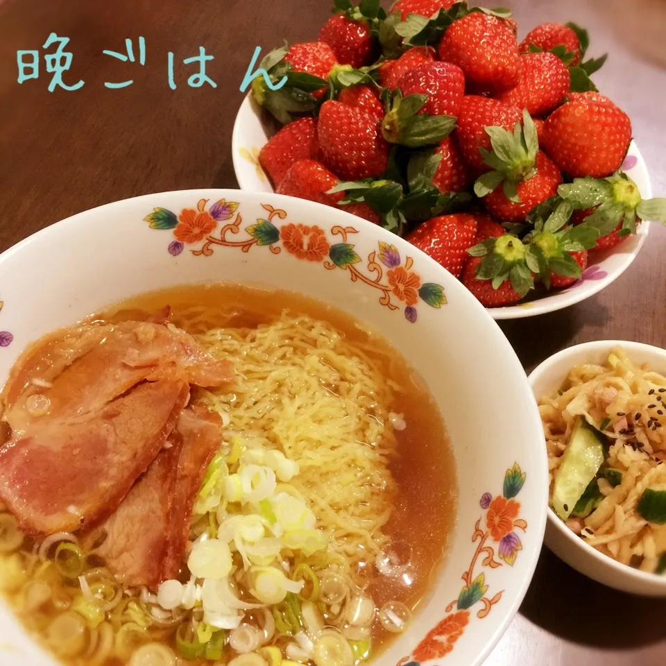 煮干しラーメン&切り干し大根のサラダ|み〜さん