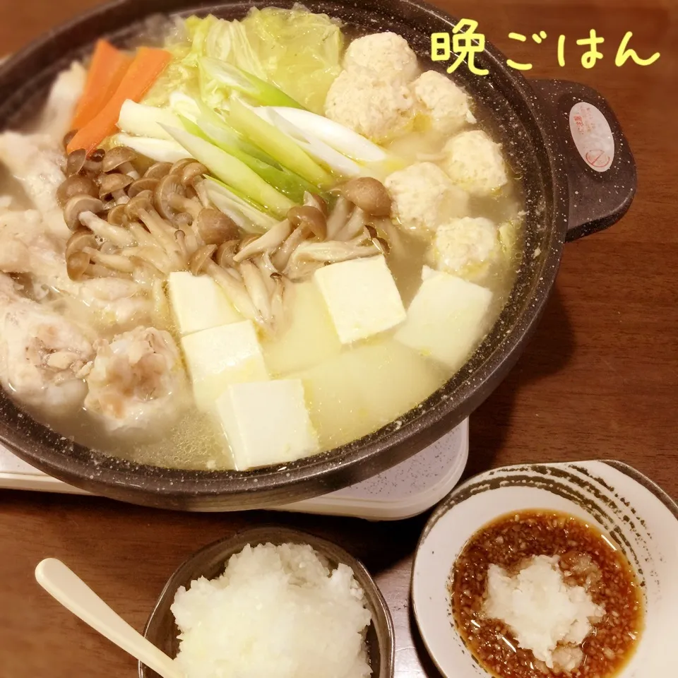 Snapdishの料理写真:鶏の水炊き🐔|み〜さん