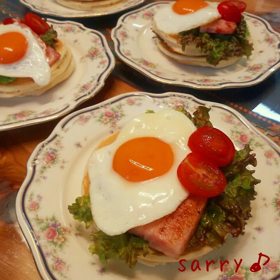 息子のお泊まり会の朝食♪|サリーさん