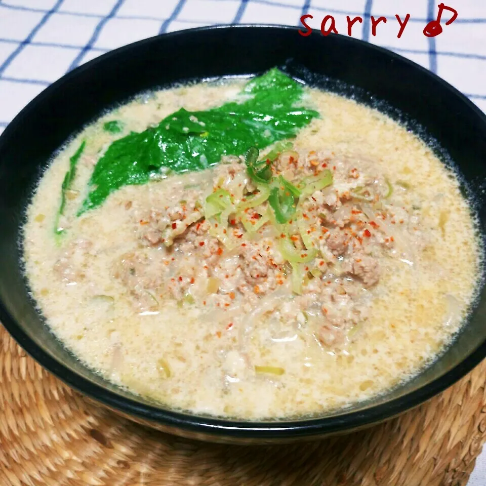 痩せ活!!しらたきde豆乳担々麺♪|サリーさん