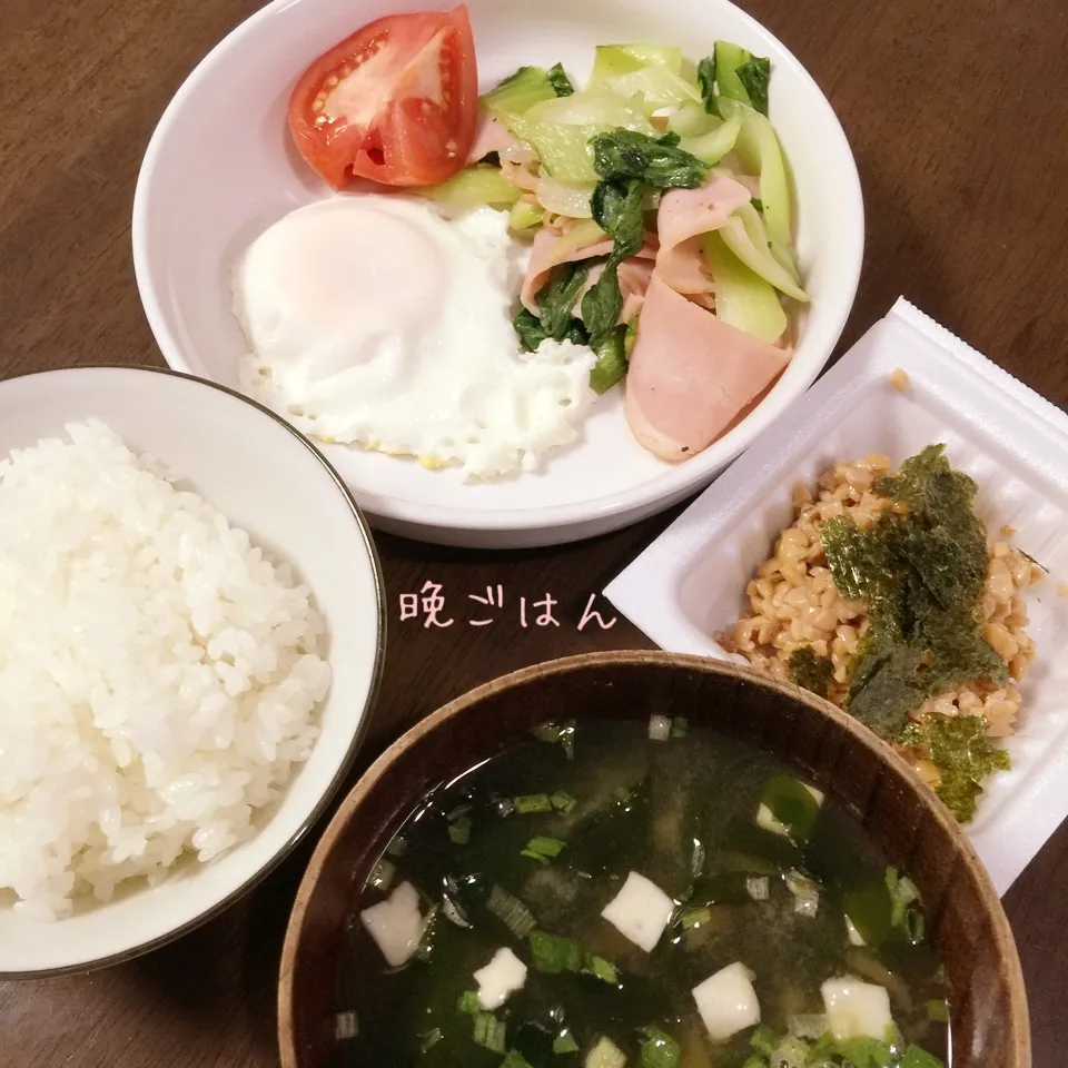 朝ご飯の様な晩ごはん|み〜さん