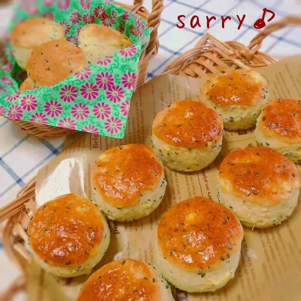 さつまいもとゴマのスコーン♪|サリーさん