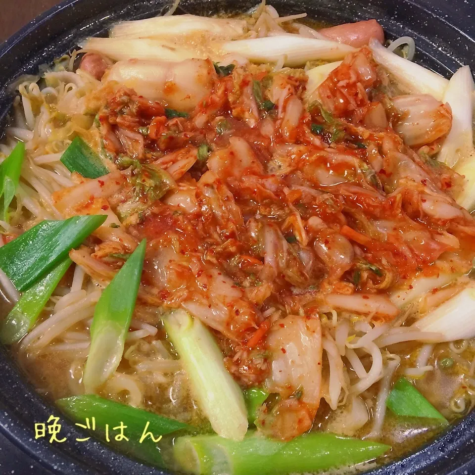 キムチ入り煮込みラーメン|み〜さん