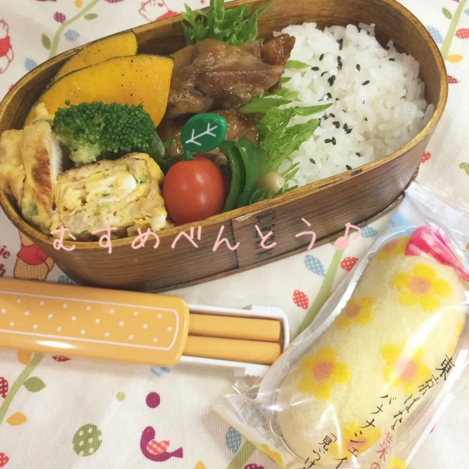 Snapdishの料理写真:今日の娘弁当|はなさん