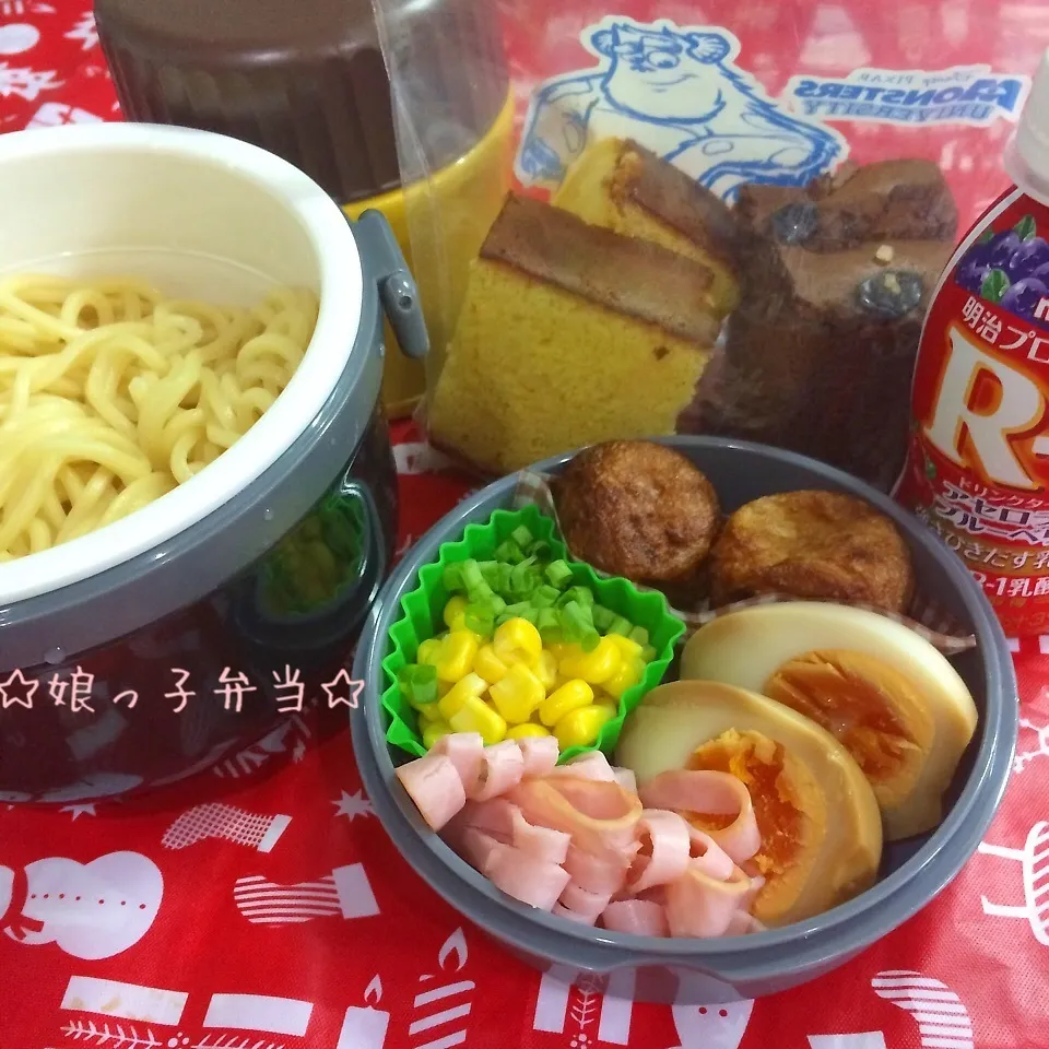 Snapdishの料理写真:娘、つけ麺弁当|はなさん