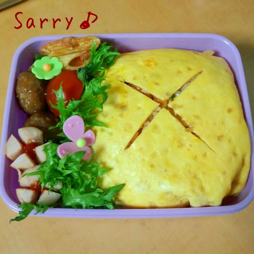 Snapdishの料理写真:オムライス弁当♪|サリーさん