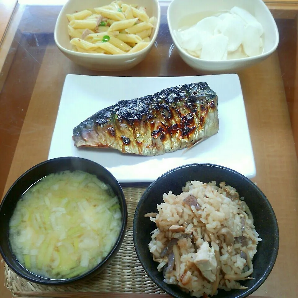 鯖の塩焼き定食♪|サリーさん