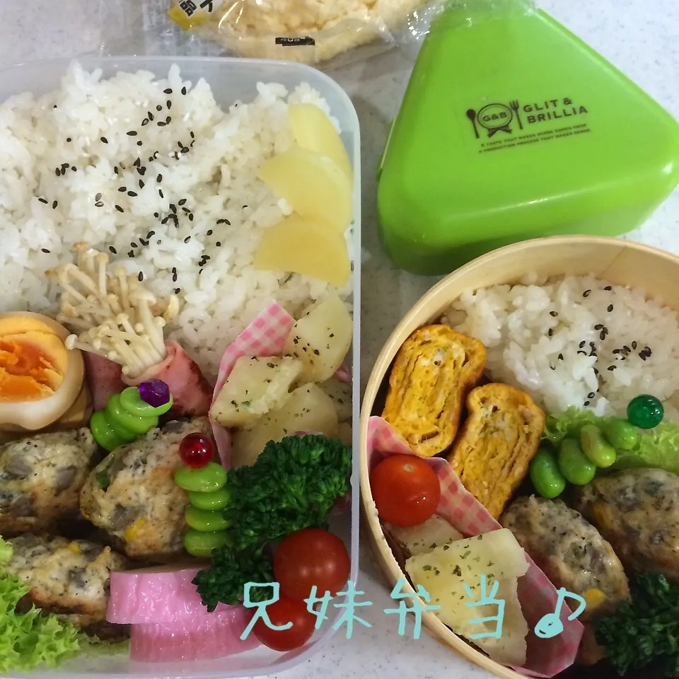 兄妹弁当|はなさん