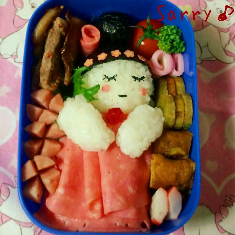 ちょっとぽっちゃりバレリーナ弁当^^;|サリーさん