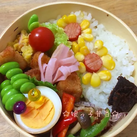 Snapdishの料理写真:娘弁当|はなさん