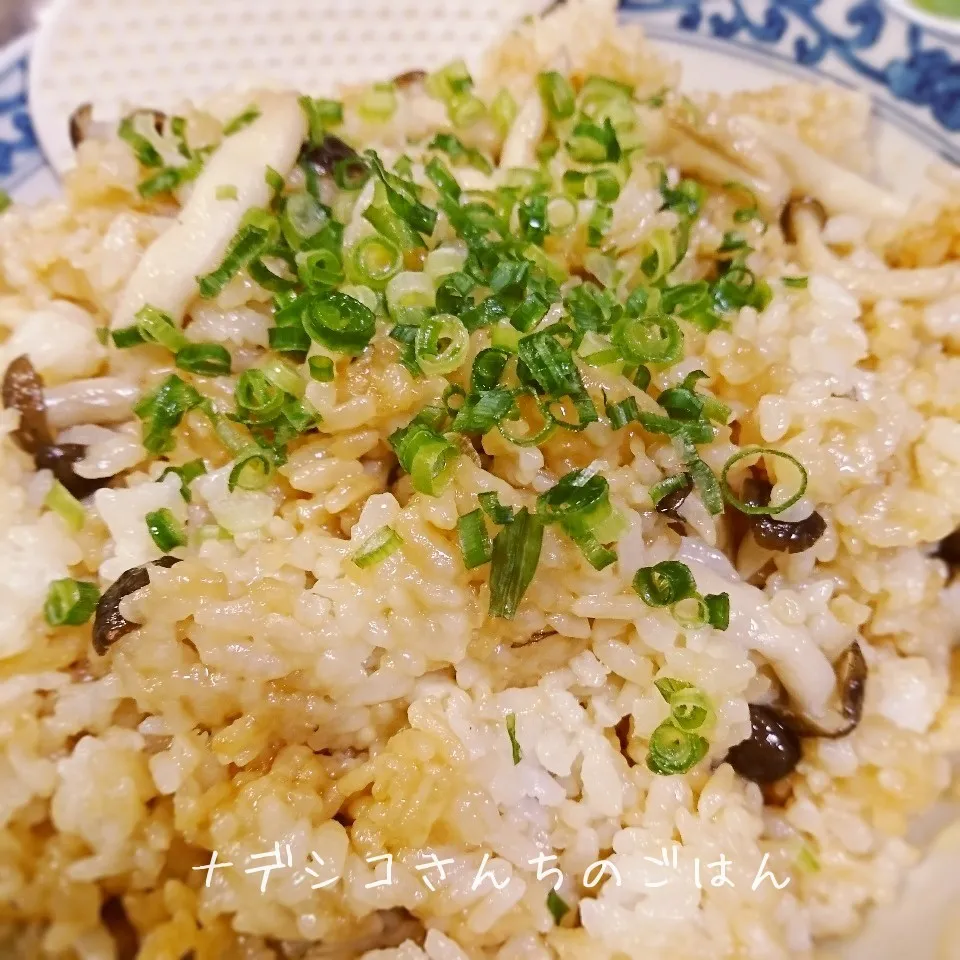 冷凍ご飯できのこバター醤油ご飯|ナデシコさん