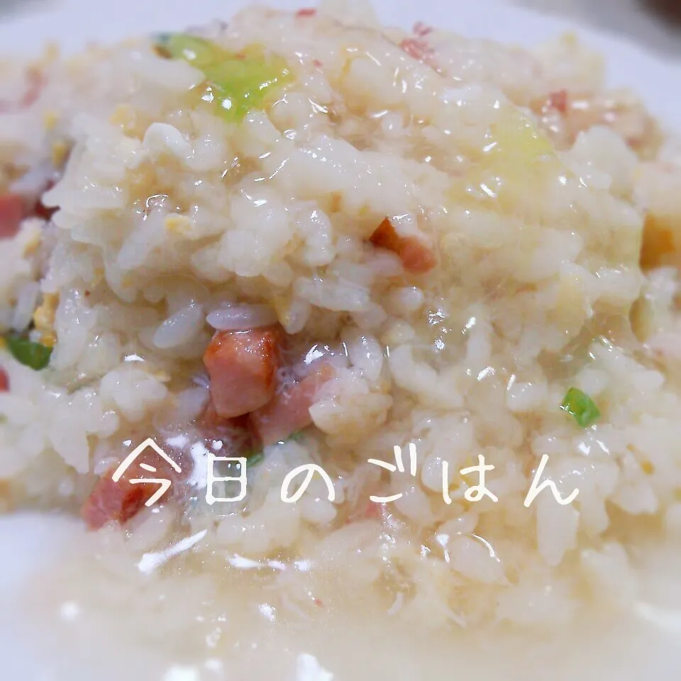 ☆焼豚炒飯の蟹あんかけ☆|ナデシコさん