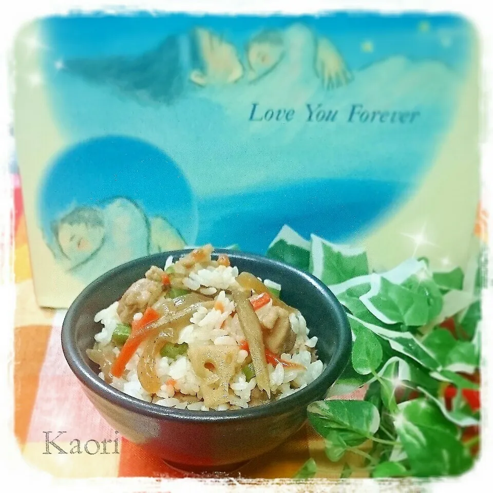 母の十八番☆ 具沢山の鶏五目ごはん|くいしんぼうさん