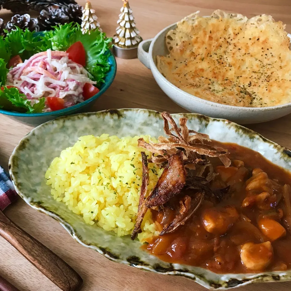 トマトチキンカレー|えりかさん