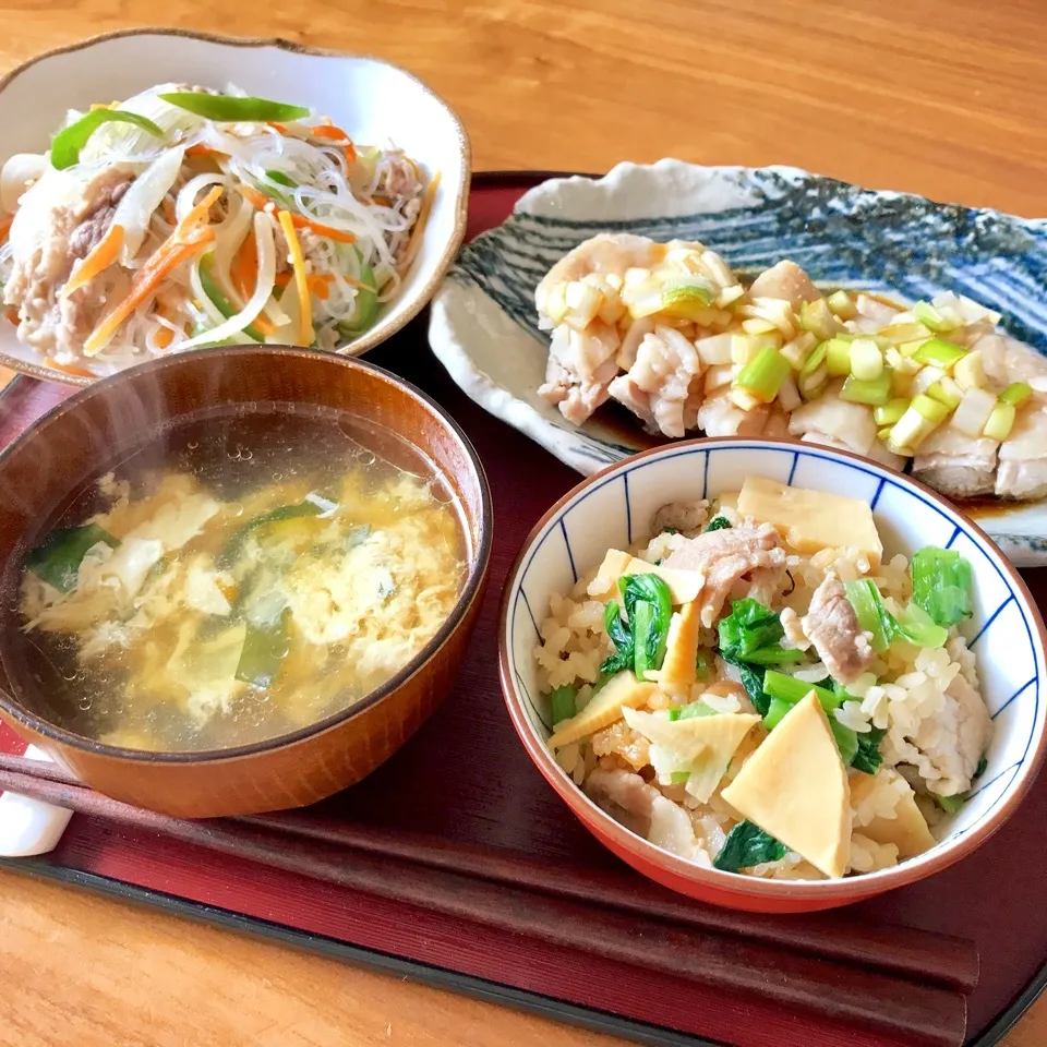 Snapdishの料理写真:からあげビールさんの中華風たけのこご飯♡|えりかさん