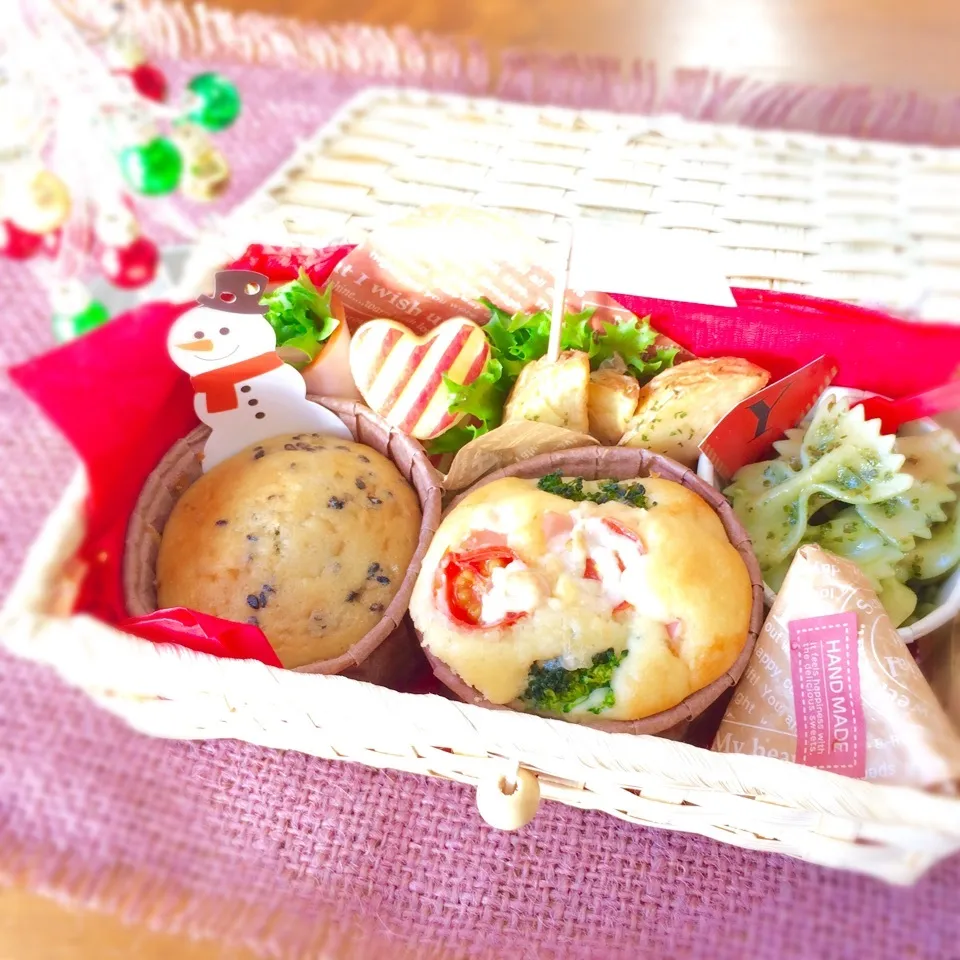 Snapdishの料理写真:お食事マフィン弁当|えりかさん