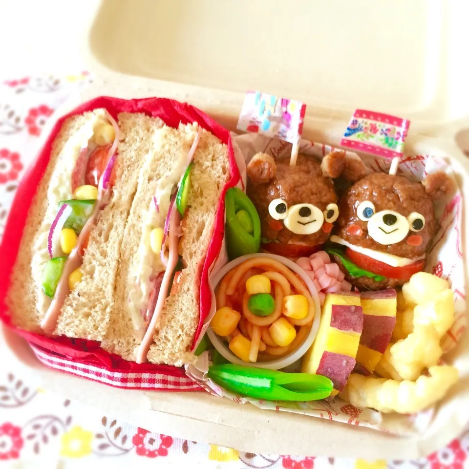 サンドイッチ弁当|えりかさん