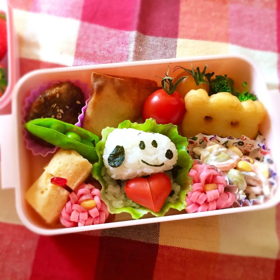 スヌーピーのお弁当|えりかさん