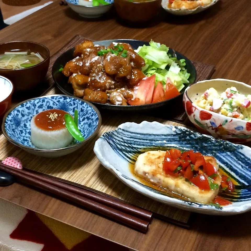 甘辛チキン 風呂吹き大根 など|えりかさん