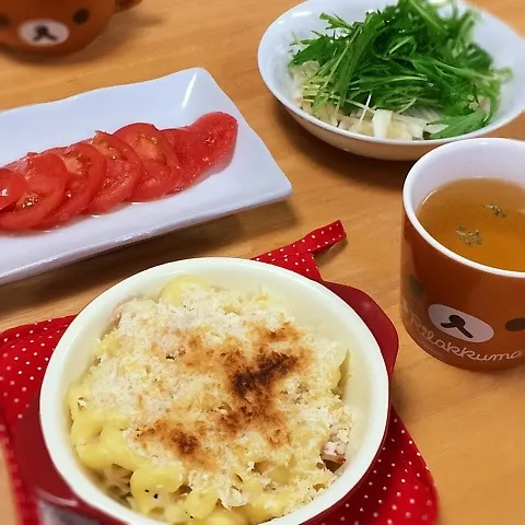 マカロニポテトグラタン|めだか🎶ママさん