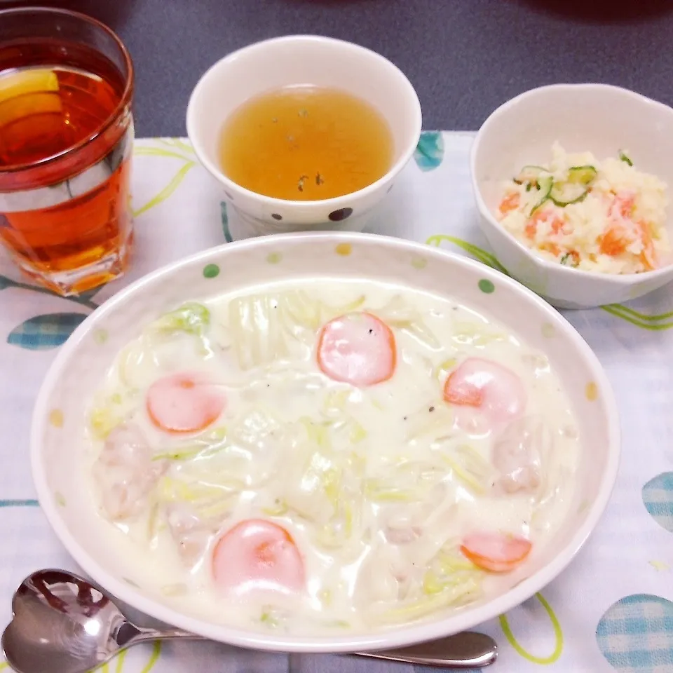 鳥肉と白菜のクリーム煮|めだか🎶ママさん