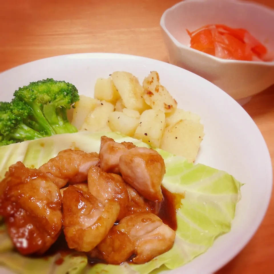 鳥の照り焼き|めだか🎶ママさん