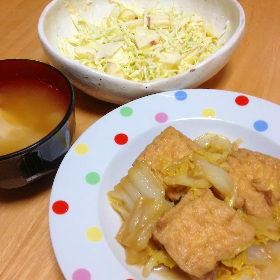 厚揚げと白菜のウマ煮|めだか🎶ママさん