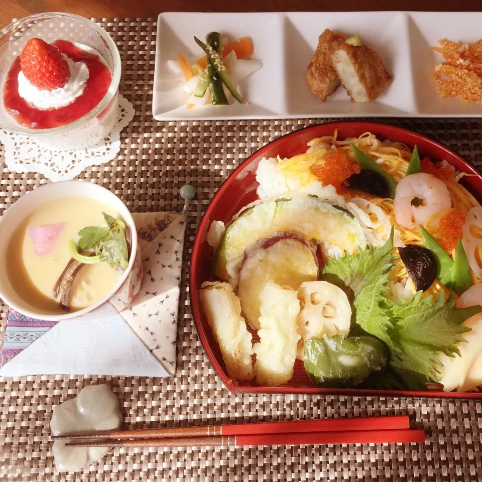 🎎ちらし寿司でひな祭りランチ💕|ヒーコさん