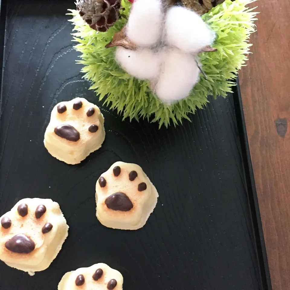 Snapdishの料理写真:🍖にくきゅうマドレーヌ🐶|ヒーコさん