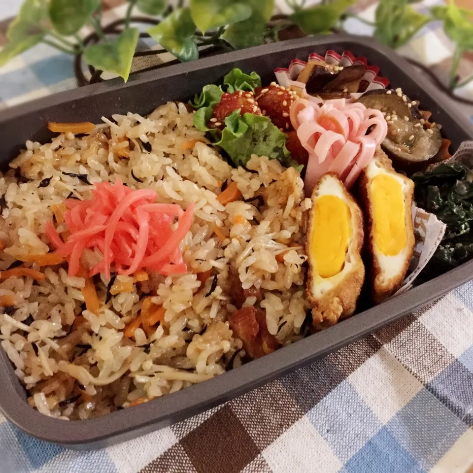 Snapdishの料理写真:旦那のお弁当♪3月21日♪|@konomi.619さん