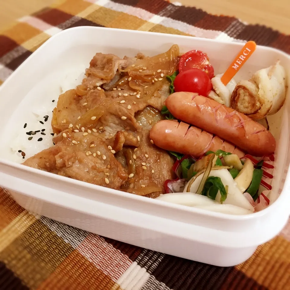 Snapdishの料理写真:旦那のお弁当♪2月24日♪|@konomi.619さん