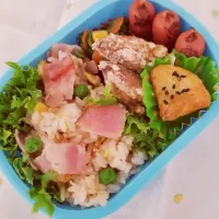 Snapdishの料理写真:本日の幼稚園弁当♪|aroeさん