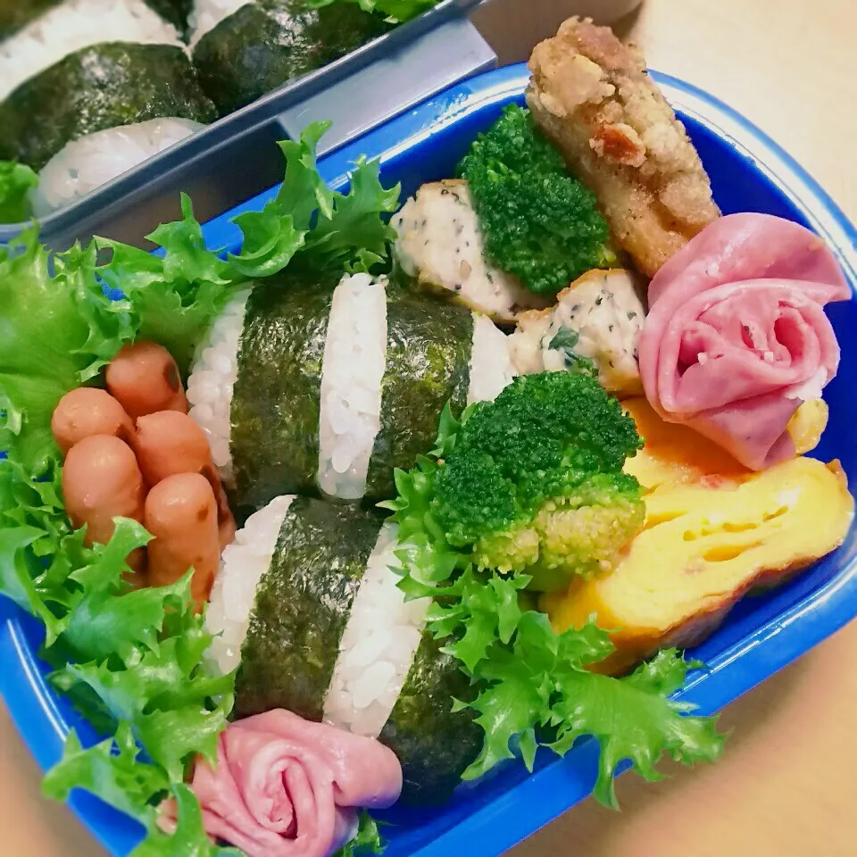 本日の兄弟弁当🎶～お誕生日会～🎶|aroeさん