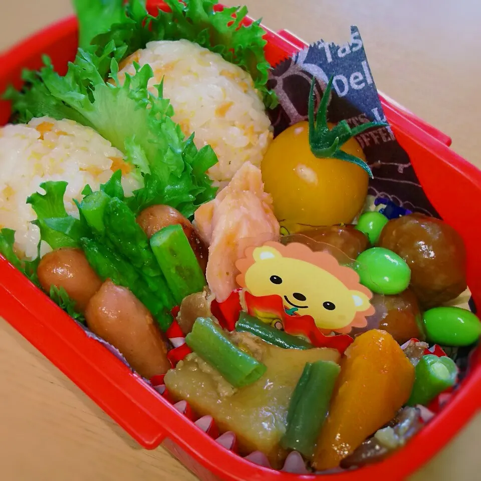 Snapdishの料理写真:本日の幼稚園弁当♪|aroeさん