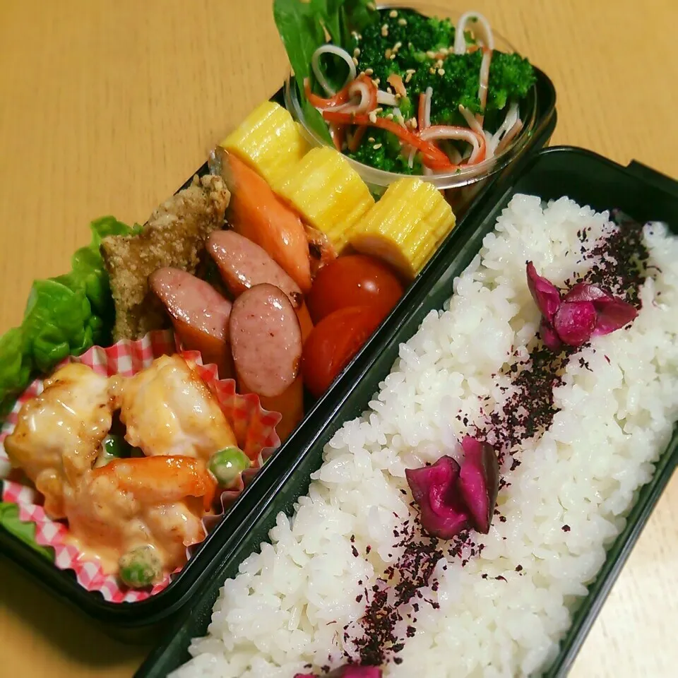 Snapdishの料理写真:本日の旦那弁当♪|aroeさん