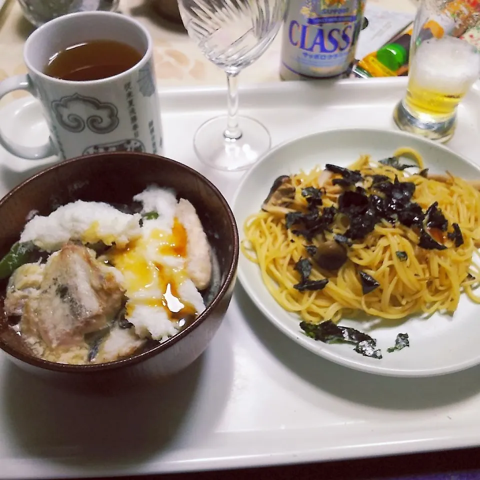 Snapdishの料理写真:11/6(月)夕食　白身魚のかぶら蒸し|へいちゃんさん