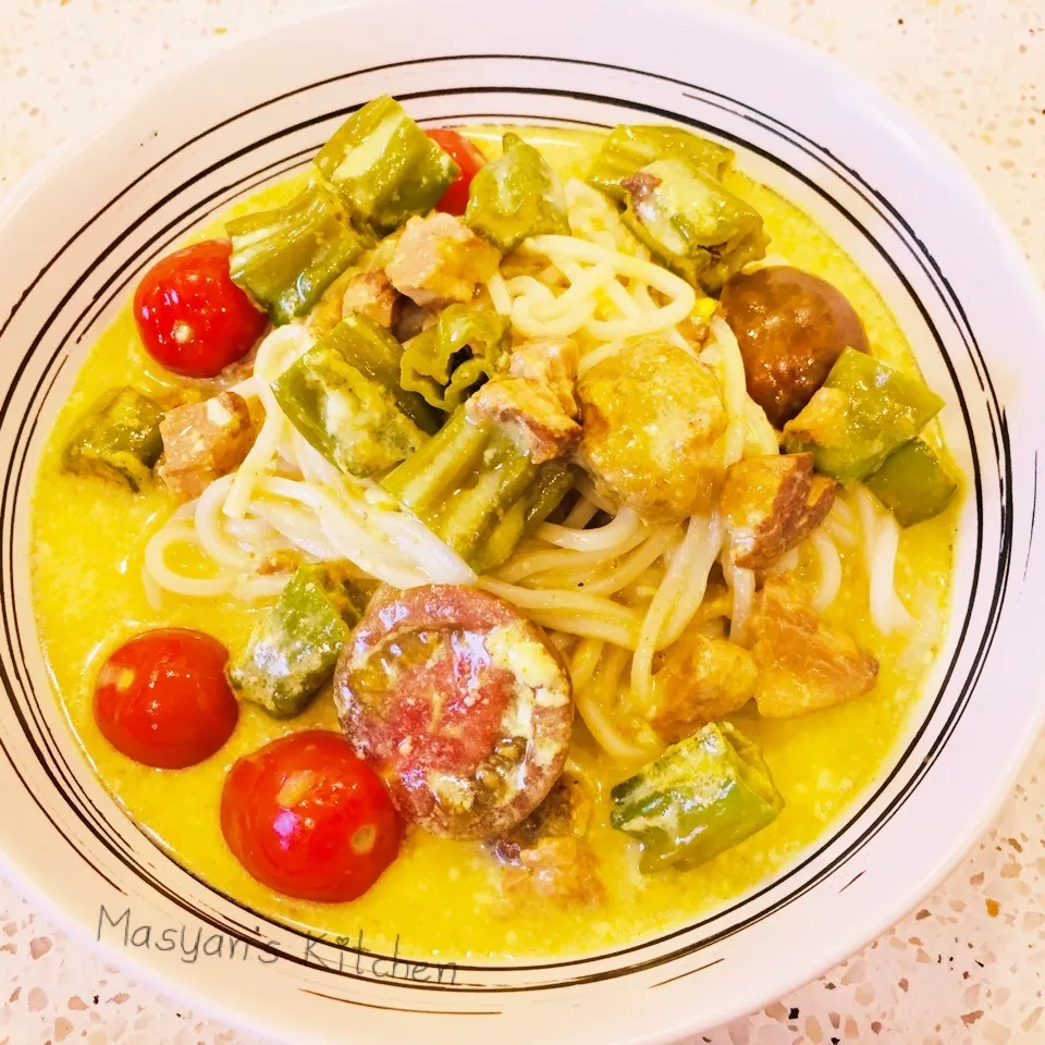 夏に食べたい ココナッツカレーうどん|Miyukiさん