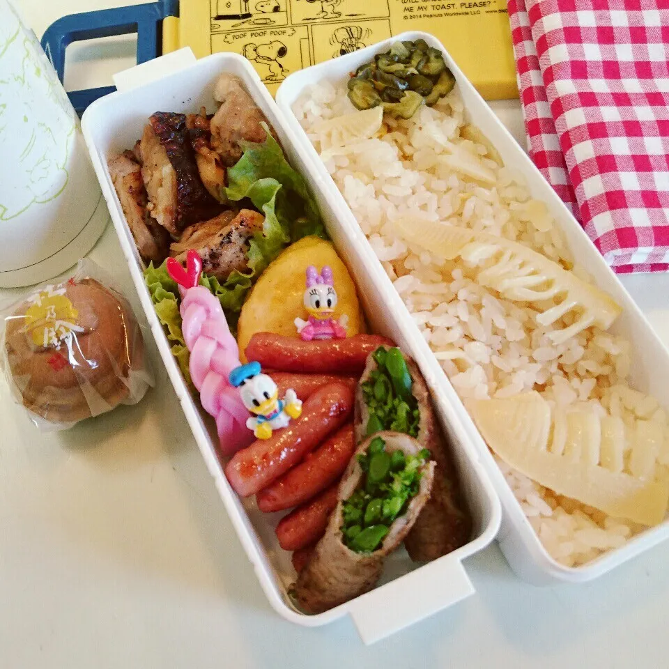 次女のお弁当 4/14|やみぃさん