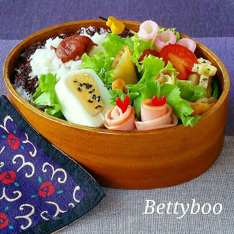 ｷﾉｺ入り春巻きのぉ弁当☆*:|bettyさん