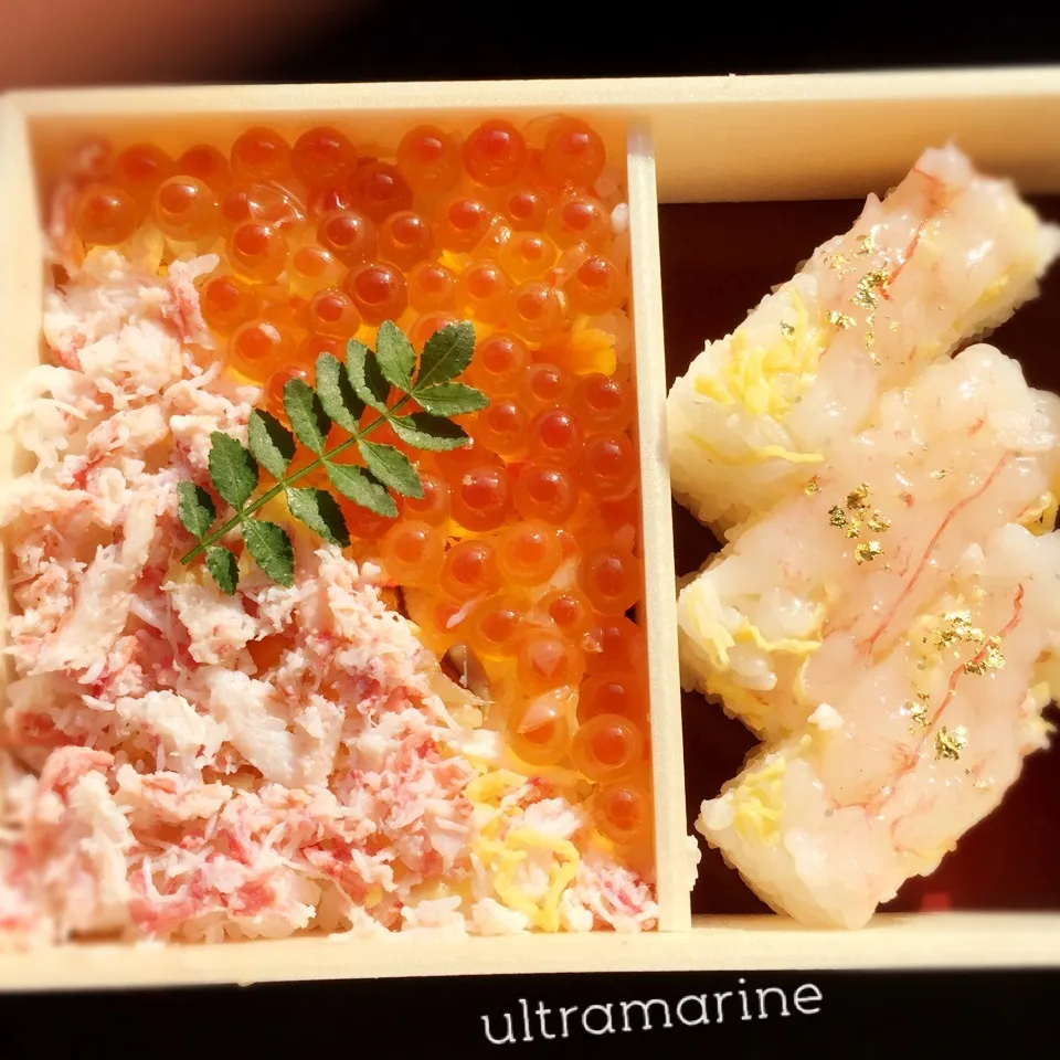 ＊北陸の味…白えび・かにと、いくら＊|ultramarineさん