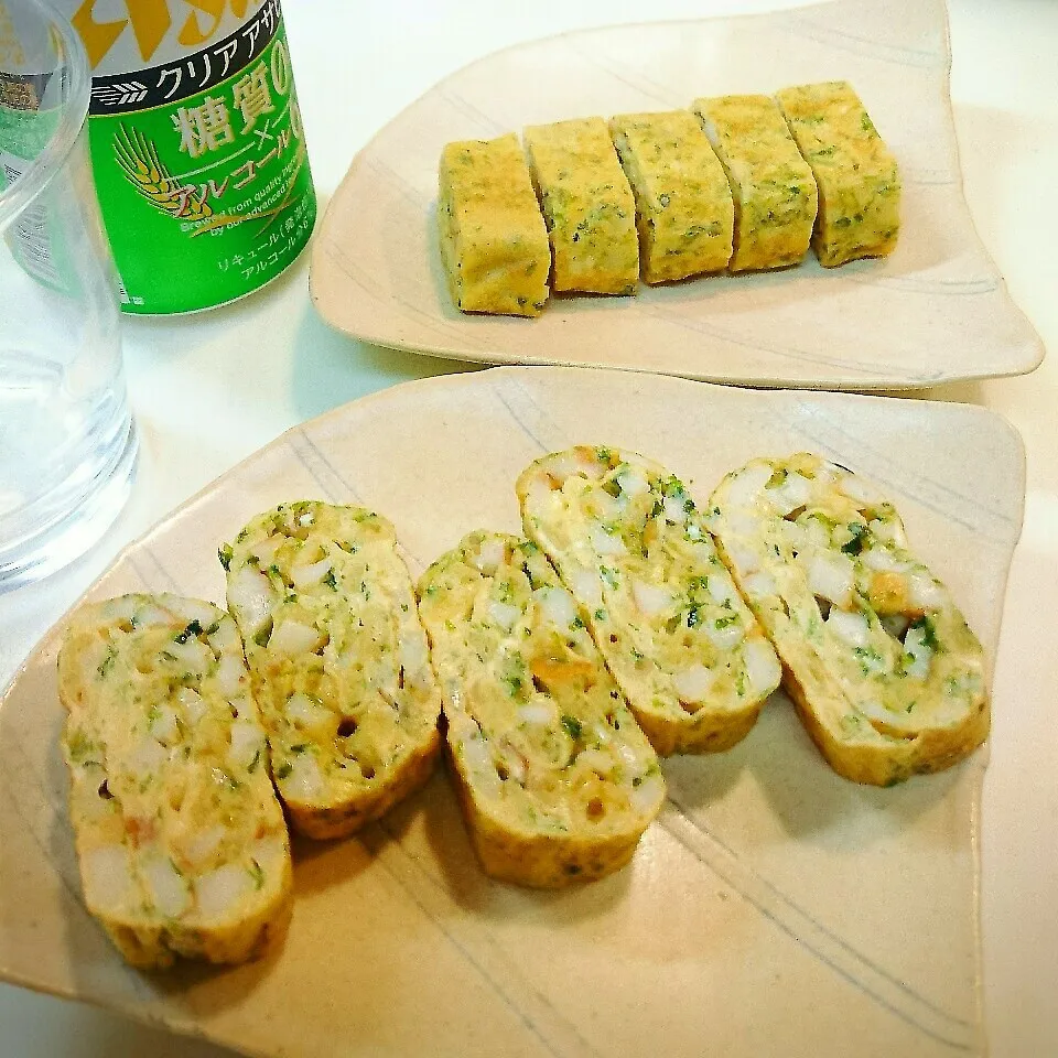 からビーのちくわの磯辺揚げ風だし巻き卵☆|やみぃさん