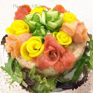 スモークサーモン 寿司ケーキのレシピと料理アイディア53件 Snapdish スナップディッシュ