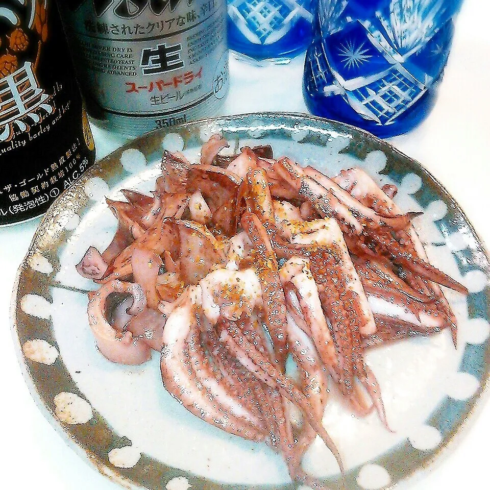 からビーのいかの酢醤油マヨ焼き♥祝600♥|やみぃさん