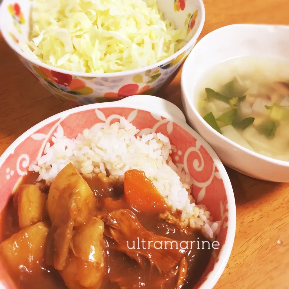 ＊お野菜ごろごろ牛すじカレー&ポトフ♪＊|ultramarineさん