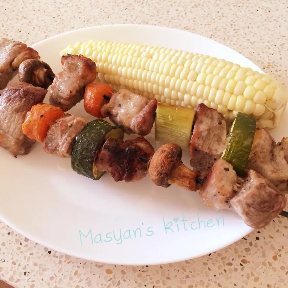 Snapdishの料理写真:リベンジBBQ で暑さを吹き飛ばせ‼︎|Miyukiさん