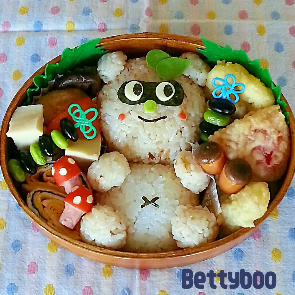 秋のﾎﾟﾝﾎﾟｺ弁当|bettyさん