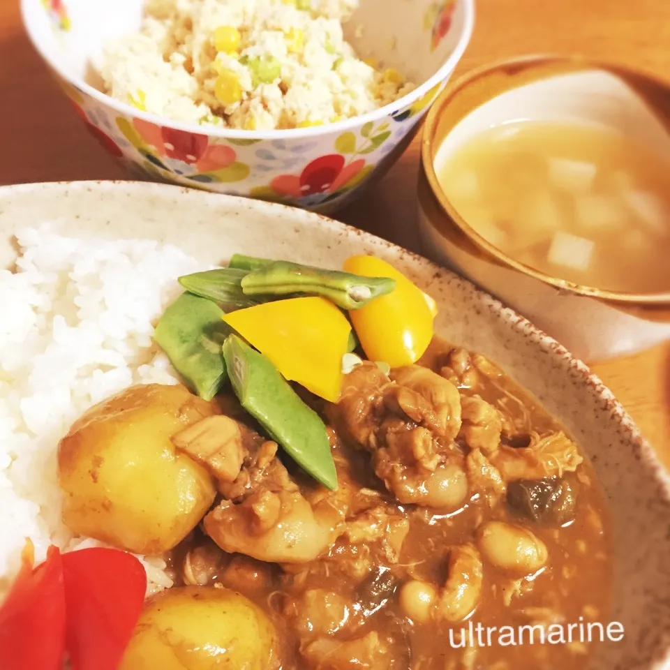 ＊夏も終わりの夏野菜カレー♪＊|ultramarineさん