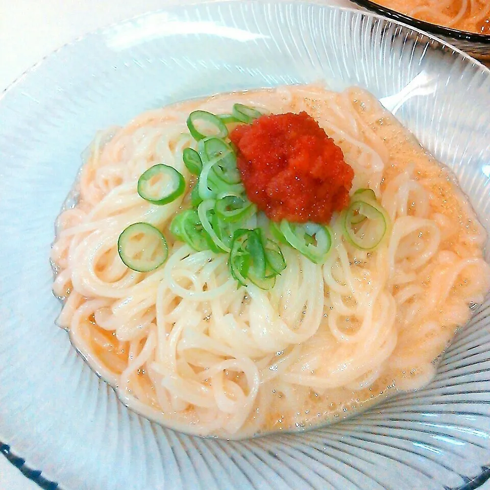 明太うどん～アメトーーク！明太子芸人より♡|やみぃさん