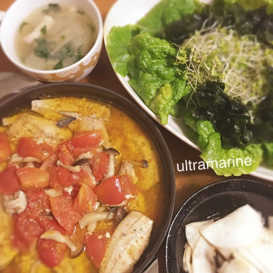 Snapdishの料理写真:＊アジのトマトオイル煮♪＊|ultramarineさん