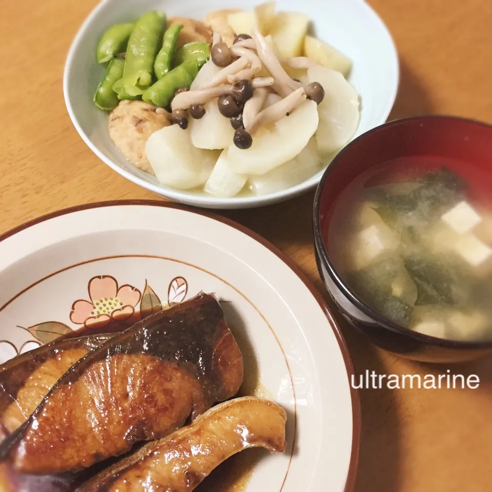 ＊ぶり照り、冷やしおでん煮♡＊|ultramarineさん